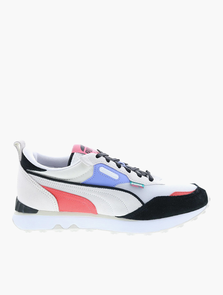 MyRunway | Shop PUMA White & Black Rider Fv Fd Lace-Up Sneakers